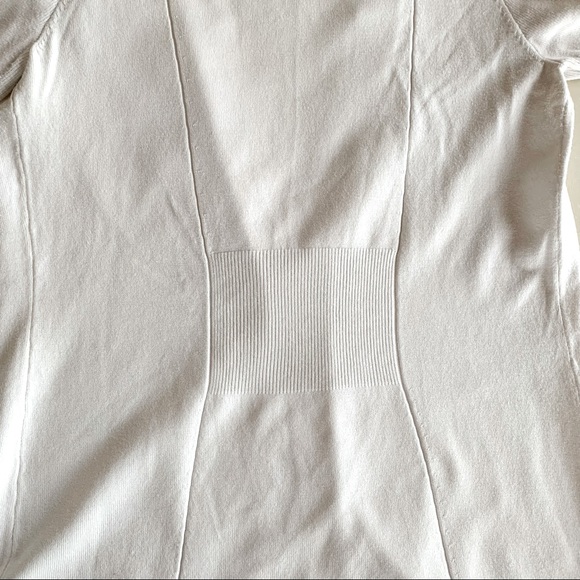 White short sleeve open front cardigan by Grace - Size XS - Picture 3 of 8